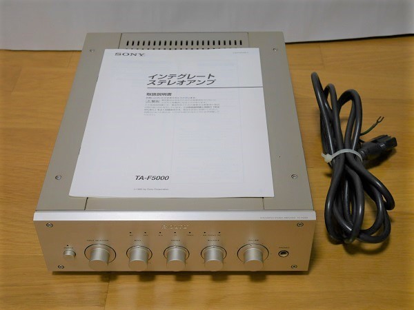 SONY プリメインアンプTA-F5000音出し確認済み SONY プリメインアンプ