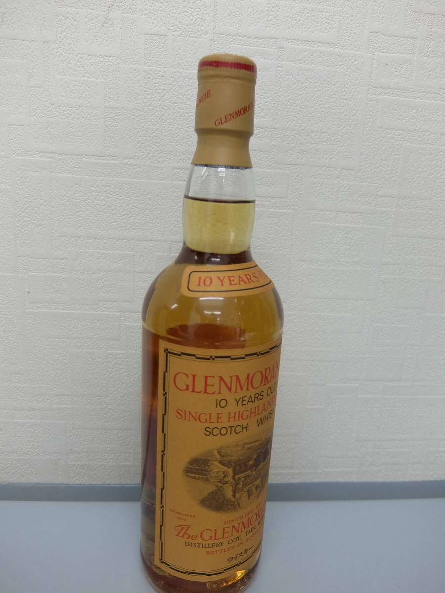 未開栓】GLENMORANGIE グレンモーレンジ 10年 10 YEARS OLD SCOTCH