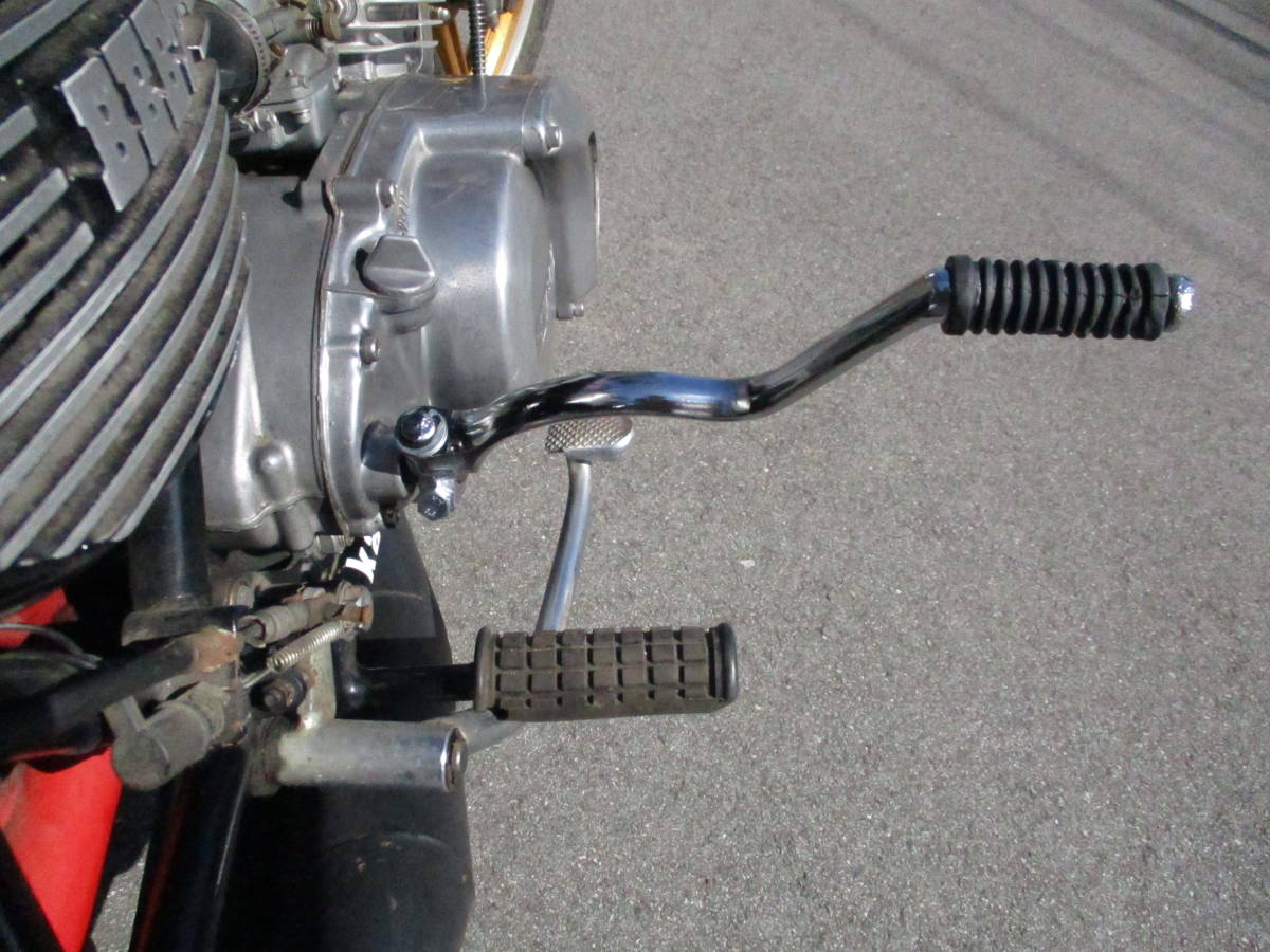キックペダル KH400 変形 1個 KAWASAKI バックステップ対策 キックペダル KH400 変形 1個 KAWASAKI バックステップ対策