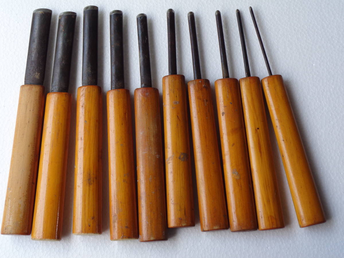 彫刻刀内丸１０本組 内丸鑿 彫刻刀 新品 版画 8本セット公式オンラインショップ 泉清吉