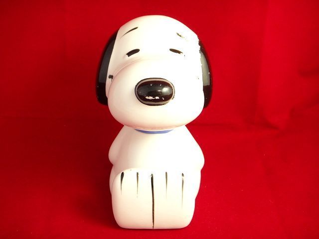 箱付☆ビンテージ 1960年代 スヌーピー 陶磁器 置物人形 オブジェ