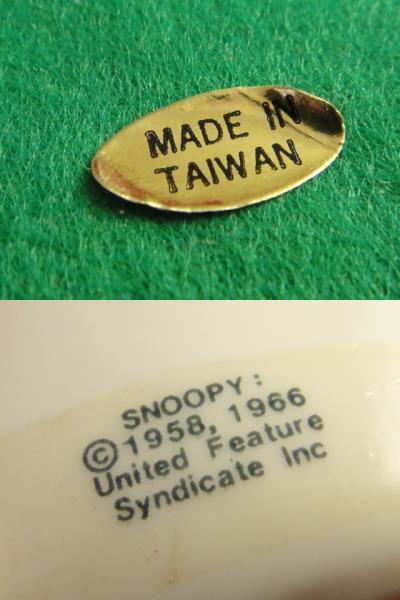 箱付☆ビンテージ 1960年代 スヌーピー 陶磁器 置物人形 オブジェ