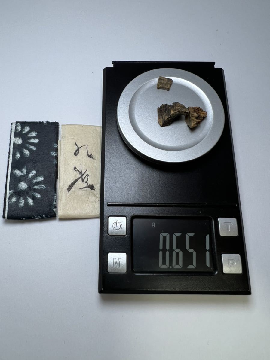 古渡命銘木 真南蛮 銘 # 銘吐月1.777g 香木⁄沈香⁄伽羅
