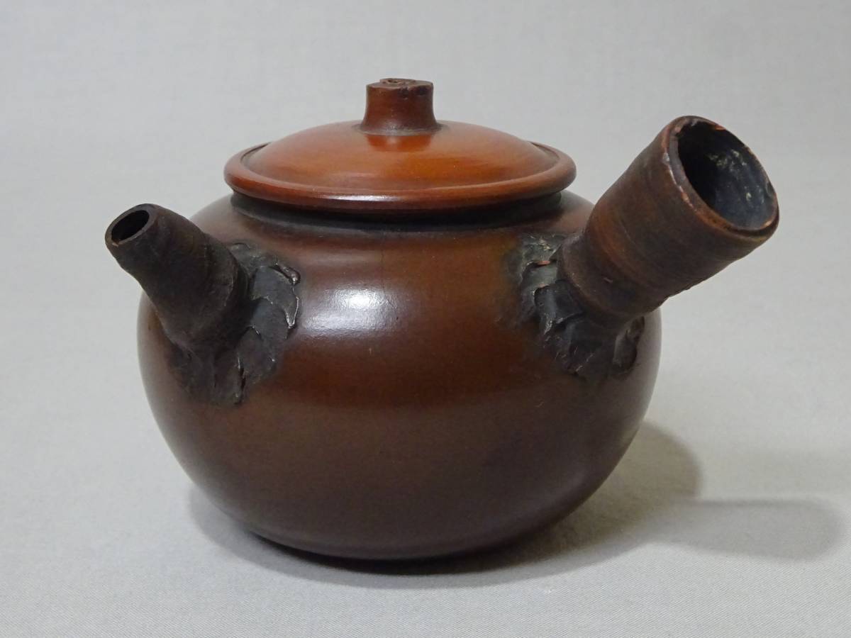 煎茶道具 名工 岡田久太（青木木米 轆轤師）白泥 急須 箱付 公式通販
