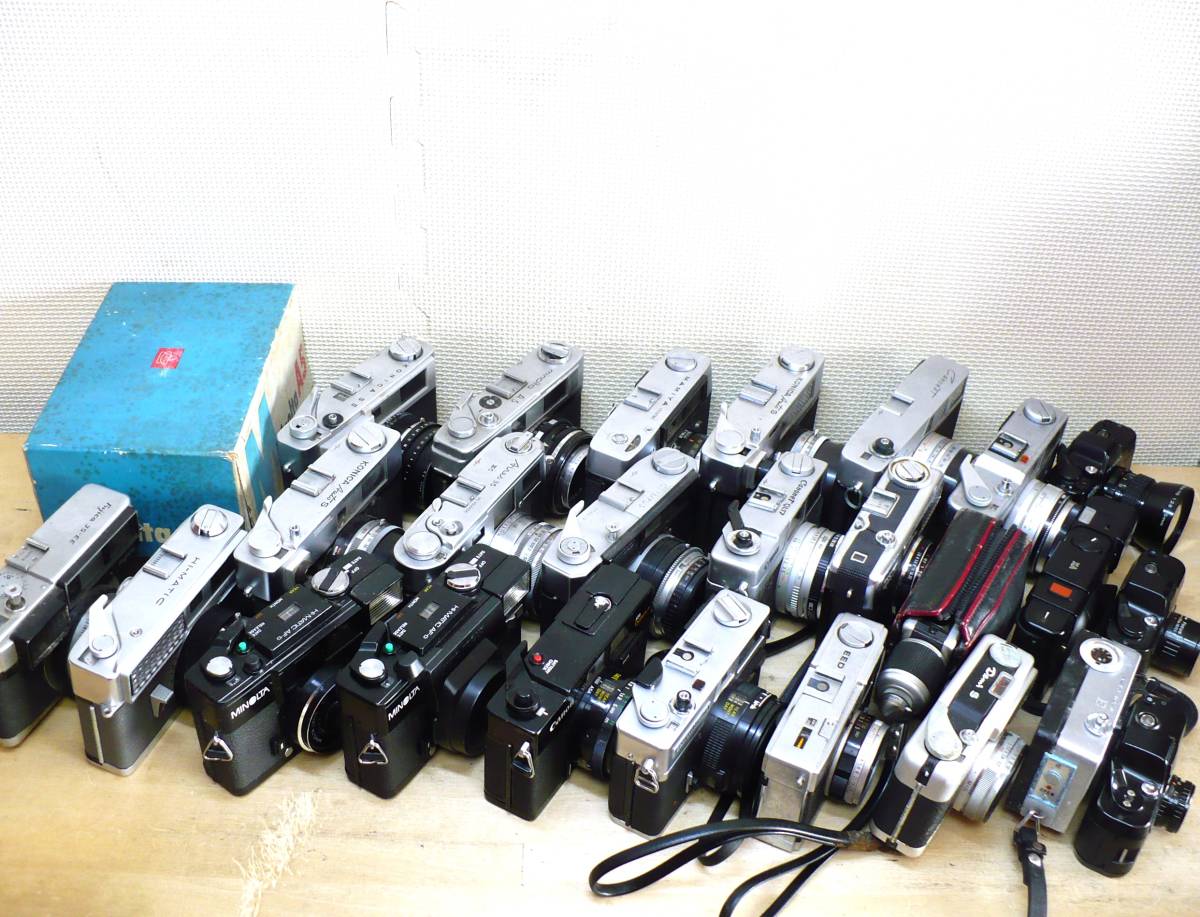 まとめて 26台★レンジファインダーカメラなど・いろいろ■PENTAX・Canon・OLYMPUS・minoltaなど◆