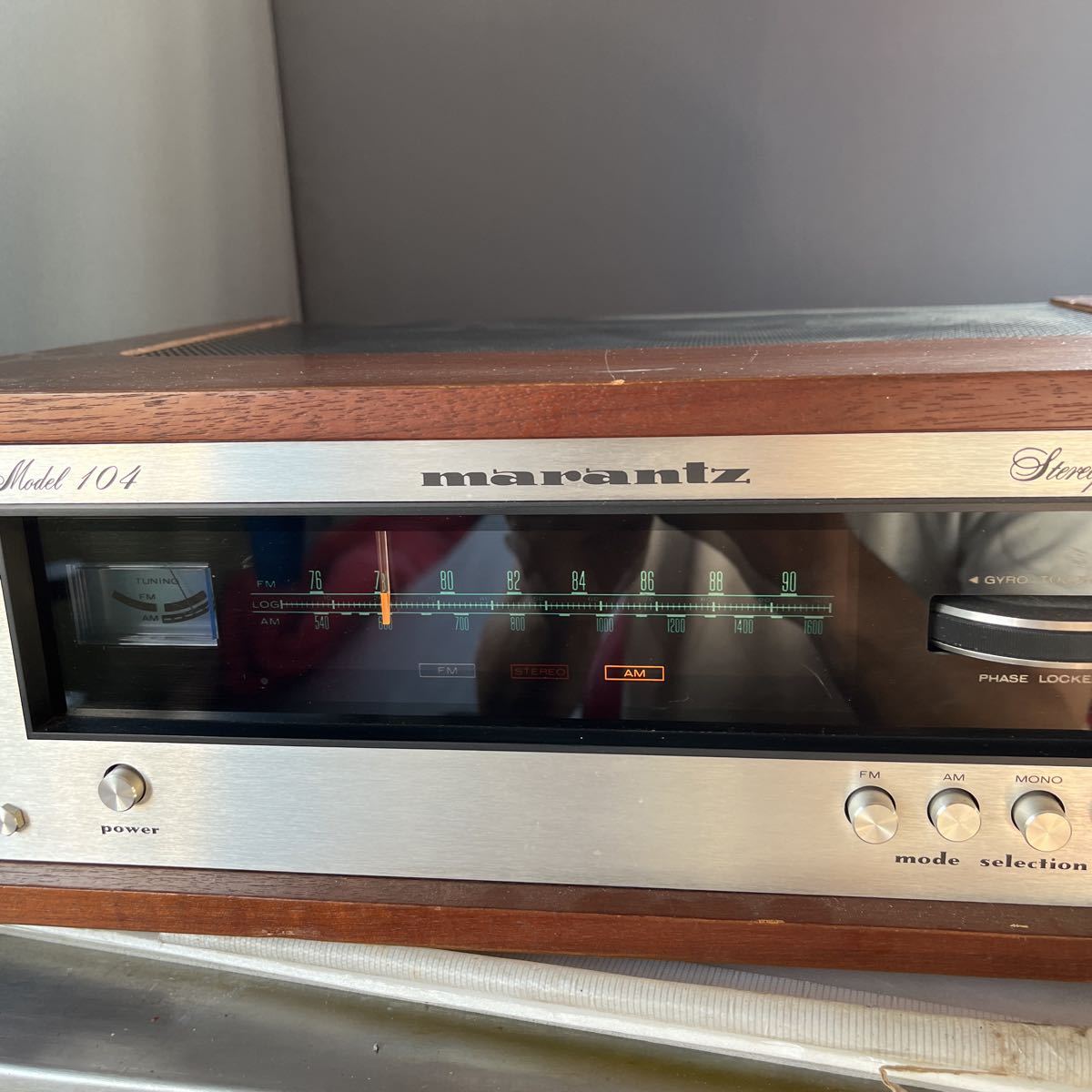 チューナー Marantz マランツ Model 104 ウッドケース付