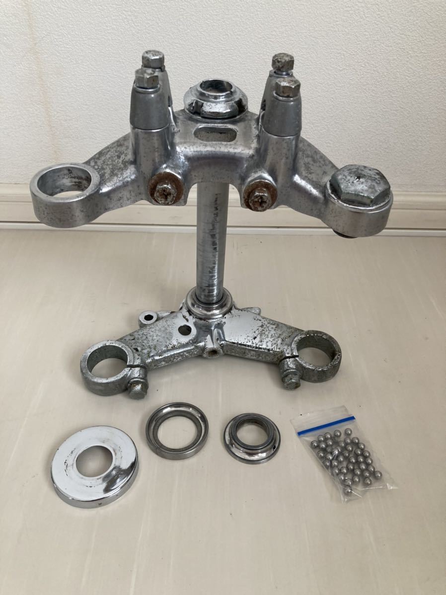 カワサキ W1 トップブリッジ kawasaki W1 W1S W1SA ステアリングステム トップブリッジ ハンドル
