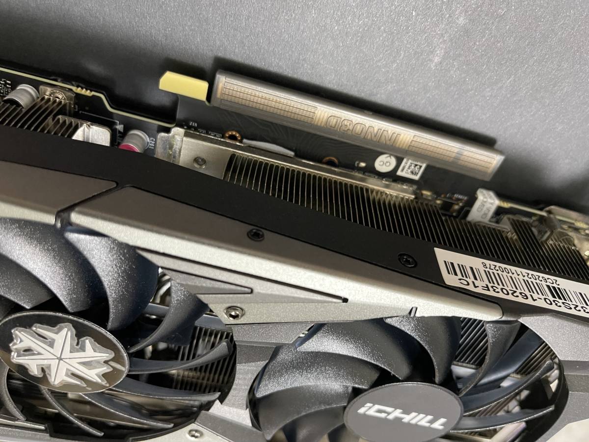 メーカー保証残10ヶ月 ICHILL INNO3D RTX3080 X3 トリプルファン 低  