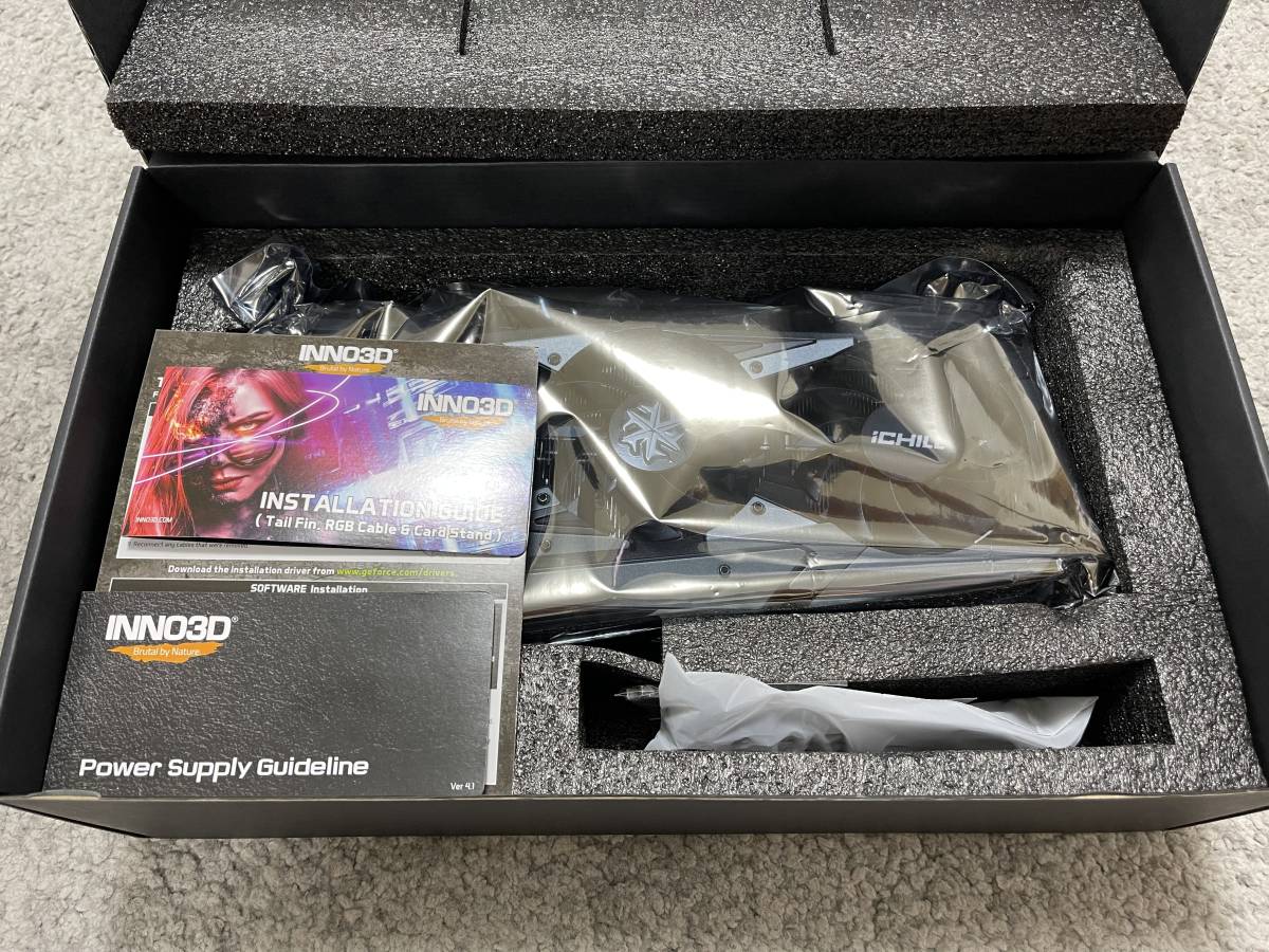 メーカー保証残10ヶ月 ICHILL INNO3D RTX3080 X3 トリプルファン 低  