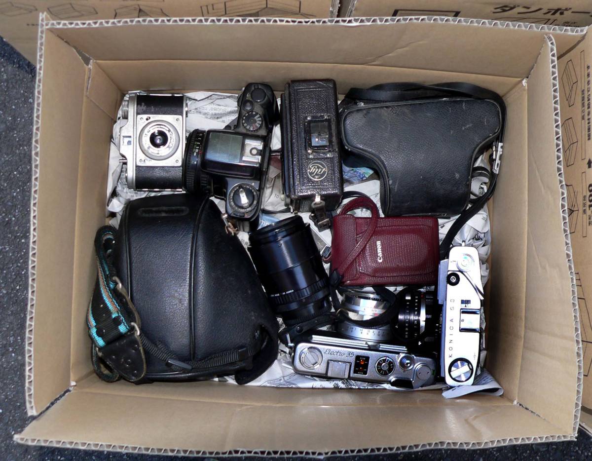大量 まとめ フィルムカメラ KONICA 1円 Yahoo ☆ 部品取りに