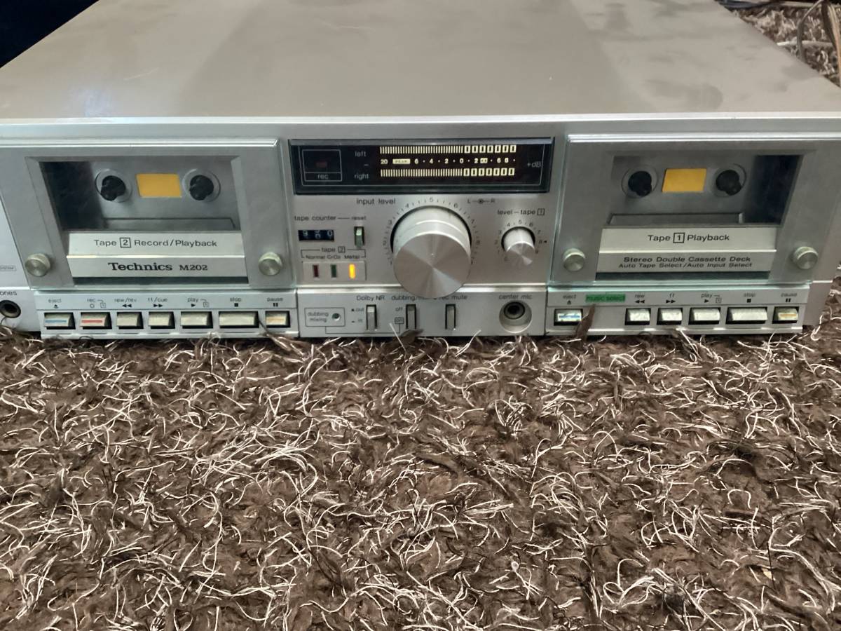 Technics RS-M202 テクニクス カセットデッキ 「rs-m202」カセット