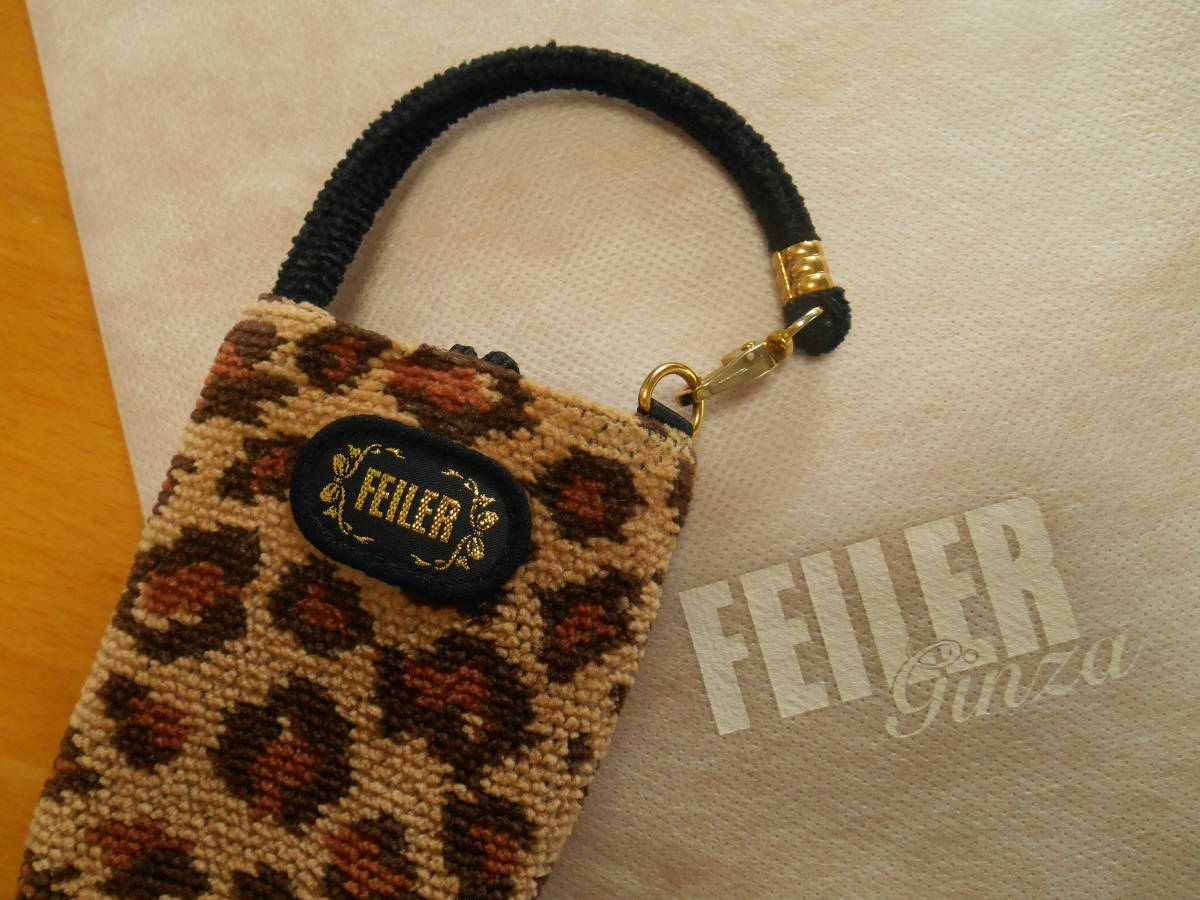 フェイラー/FEILER ポーチ/小物入れ ヒョウ柄/レオパード柄(フェイラー 