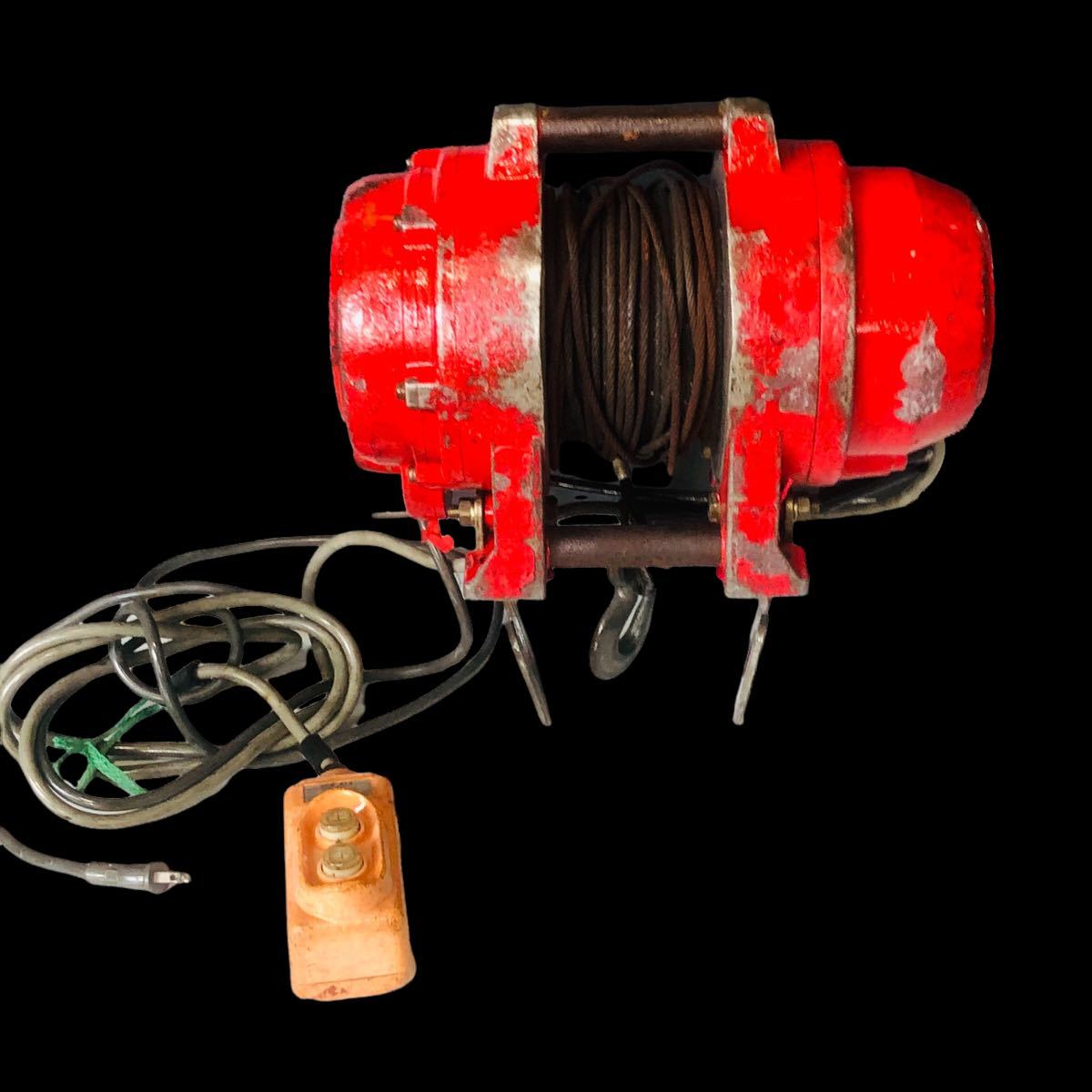 動作確認済み新ダイワ マイティウインチ SW151RB 耐荷重150kg 動作良好 マイティウインチ ◇新ダイワ(Shindaiwa) 定置型電動ウインチ UTN437 電動ウインチ 電動工具・エア工具