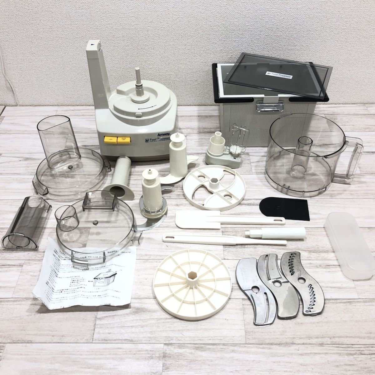 現状品 Amway アムウェイ E-3288-J フードプロセッサー[Q1315