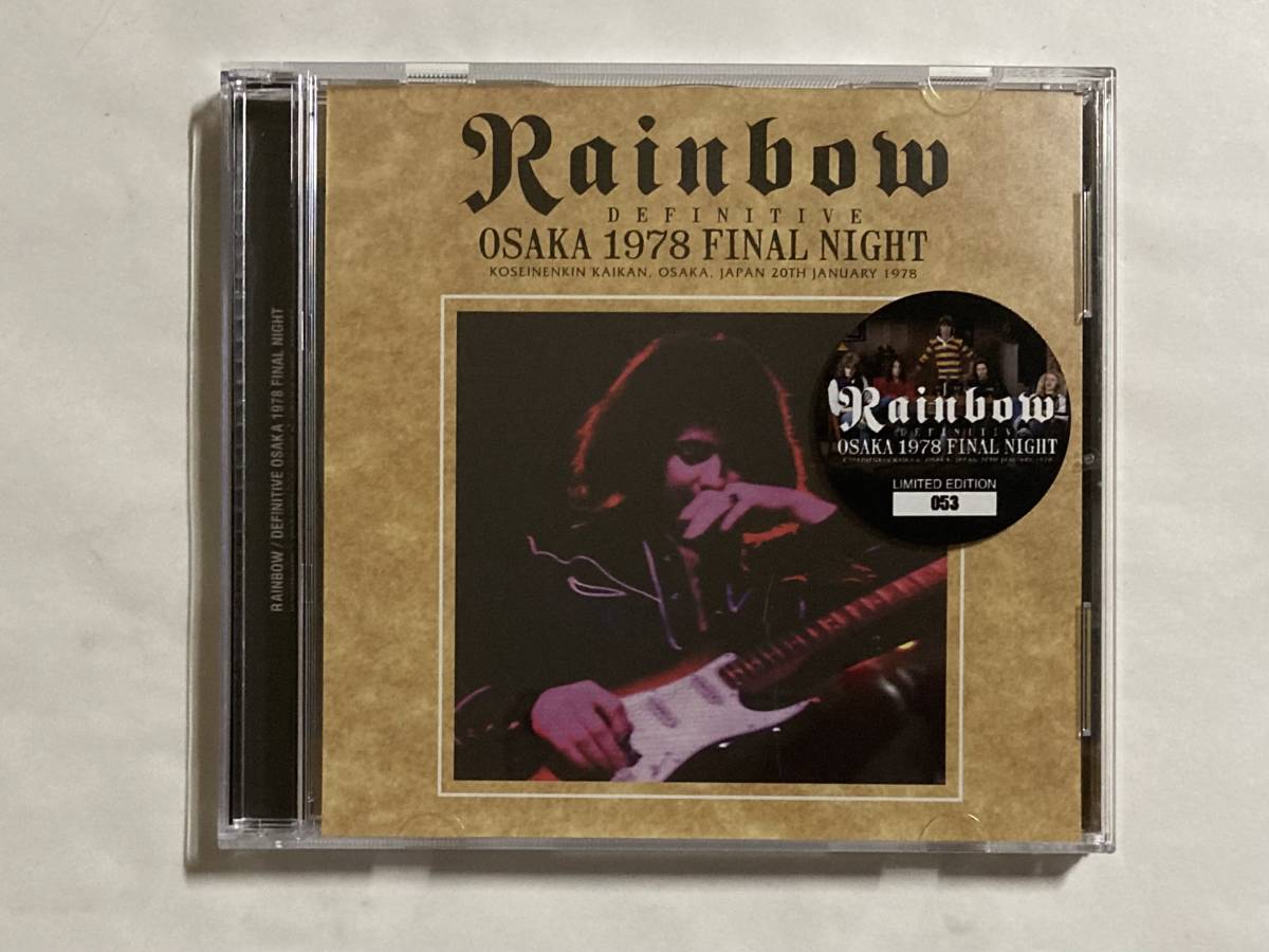 【正規品，お買い得】 レインボー DEFINITIVE OSAKA 1978 FINAL NIGHT 2CD(Rainbow)｜売買されたオークション情報、yahooの商品情報をアーカイブ公開 - オークファン Rainbow