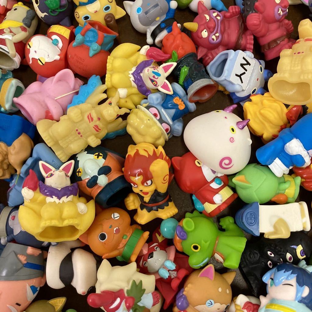 YK507) 妖怪ウォッチ 指人形 大量セット 249点 まとめ売り 現状品