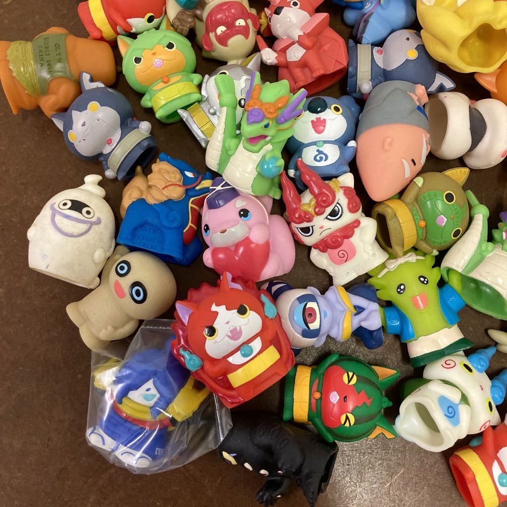 YK507) 妖怪ウォッチ 指人形 大量セット 249点 まとめ売り 現状品