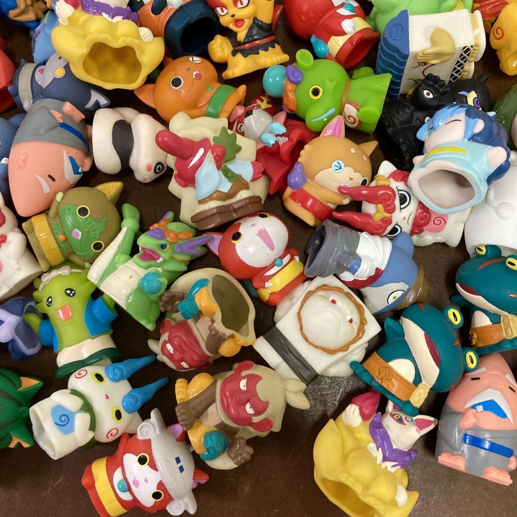 YK507) 妖怪ウォッチ 指人形 大量セット 249点 まとめ売り 現状品