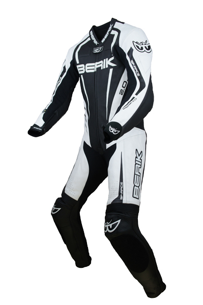 サンプル BERIK ベリック 牛革 レーシングスーツ BLACK/WHITE 56 