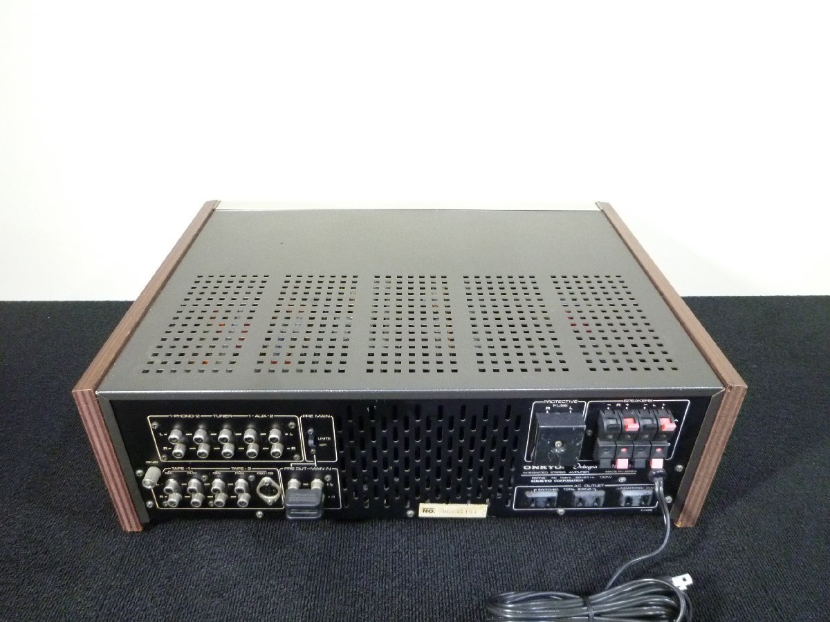 70's ONKYO Integra A-755nII⁄100 ステレオアンプ ONKYO INTEGRA A