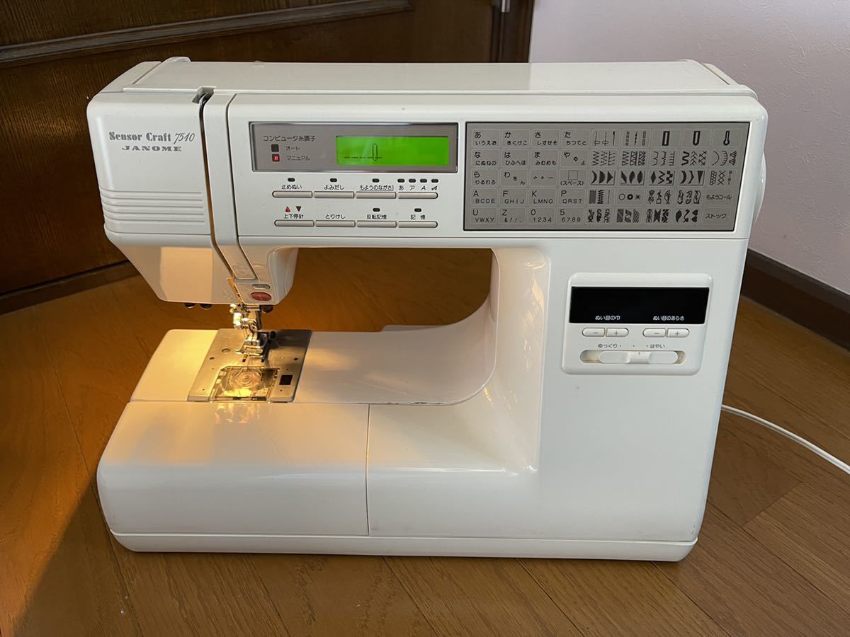 JANOME Craft ジャノメ Sensor ミシン コンピューターミシン