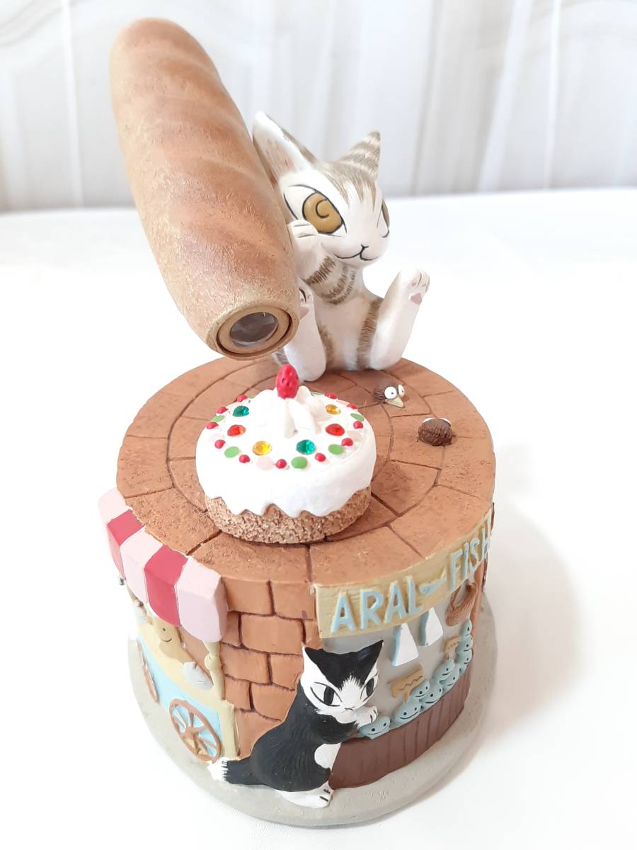 外箱付☆猫のダヤン 万華鏡オルゴール サンディベーカリー☆万華鏡