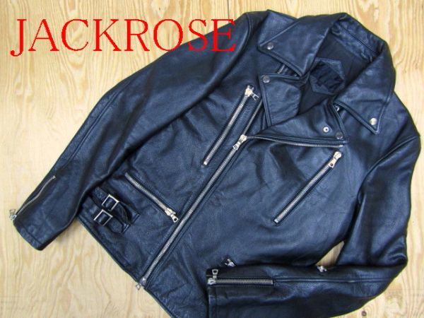 ☆ジャックローズ JACKROSE☆牛革カウハイド レザーダブルライダース