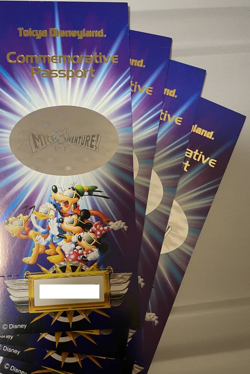 東京ディズニーランド 記念パスポート ☆東京ディズニーランド 記念パスポート 4枚まで可☆1 | GOLDBUYERS.CO.NZ