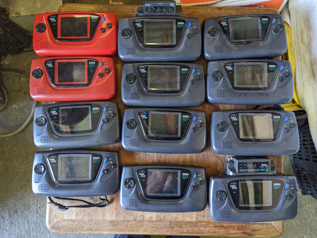 S:GG ゲームギア 本体 ゲーム機 12台 まとめて ジャンク品(ゲームギア 