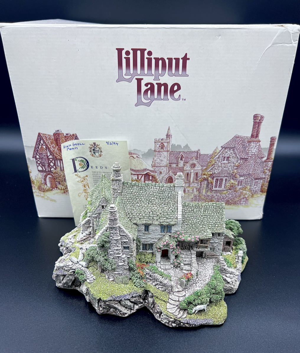Lilliput Lane 大形リリパットレーン high ghyll farm Lilliput Lane リリパットレーン 『High Ghyll Farm』ミニチュアハウス