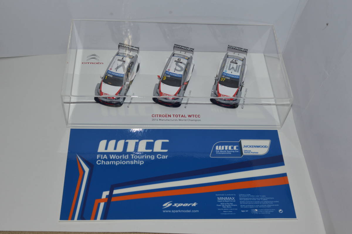 得価，高品質 スパーク 1/43 WTCC シトロエン TOTAL ミュラー Loed lopez ３台セット(レーシングカー)｜売買されたオークション情報、yahooの商品情報をアーカイブ公開 - オークファン レーシングカー