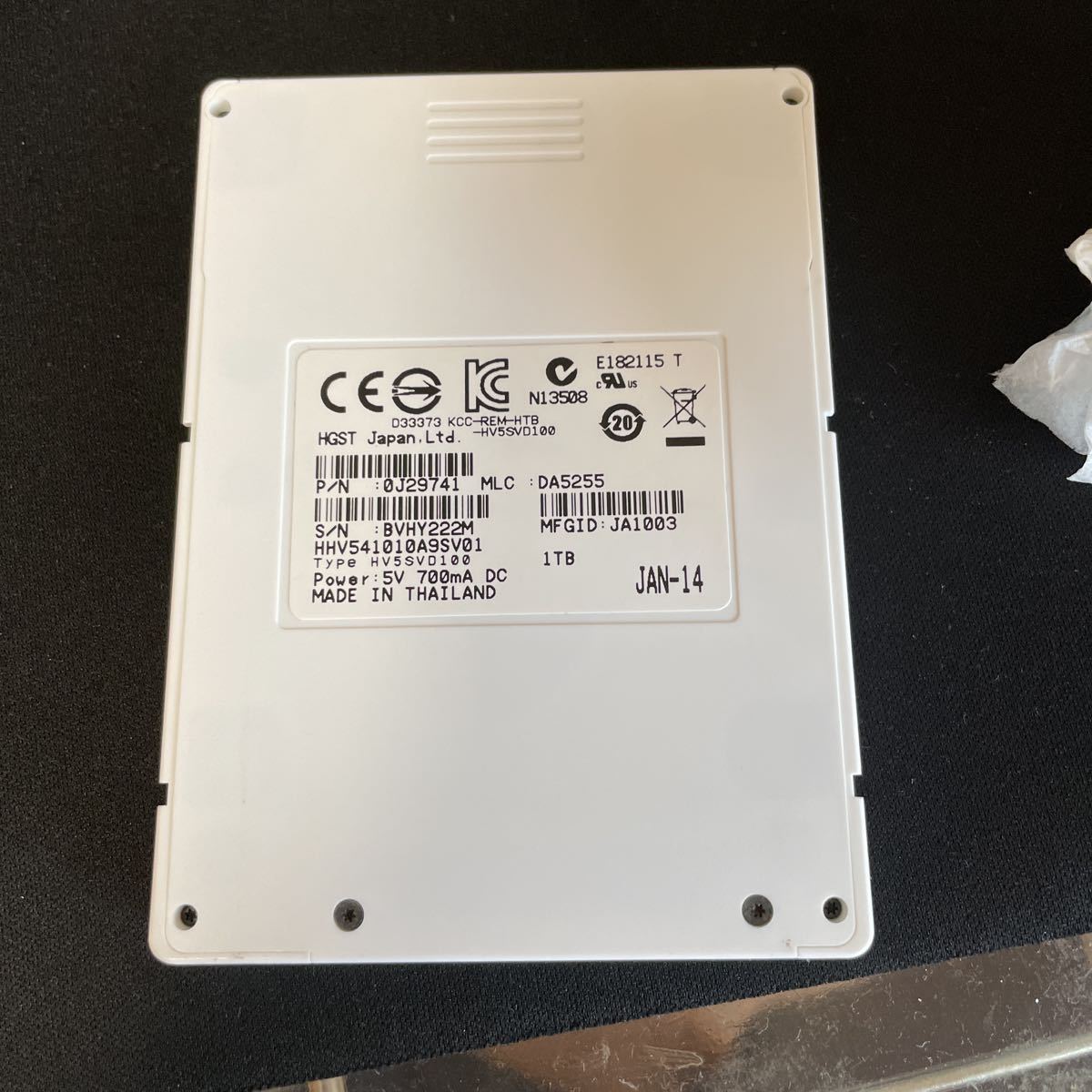 HGST iVDR-S カセット is1000 1TB×2 - はら by 2個の通販 日立 iS1000