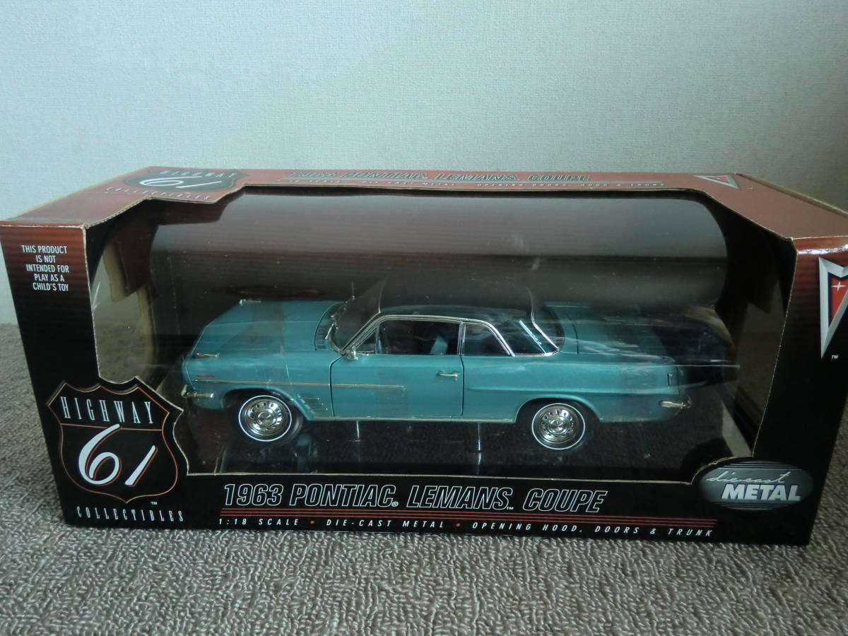 0 1 Highway Pontiac Coupe LeMans 1⁄18 1:18 Diecast - Lemans 