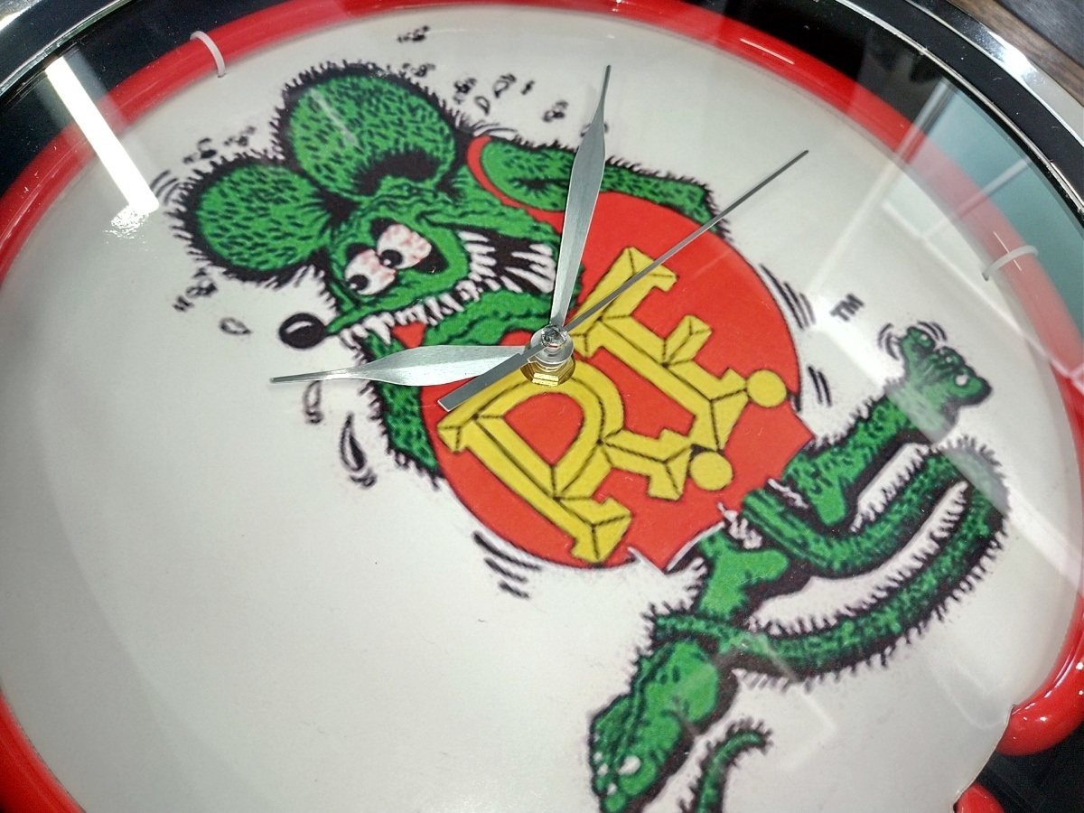 ネオン時計 / ネオンクロック ラットフィンク (Rat Fink / R.F.