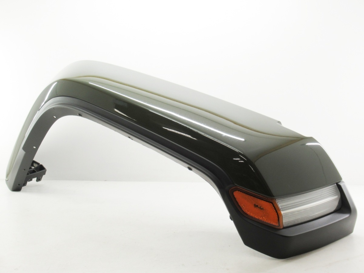 【即決】 ジープ ラングラー JL 純正 右 フロント フェンダー オーバーフェンダー ウィンカー付き グリーン (M059003)