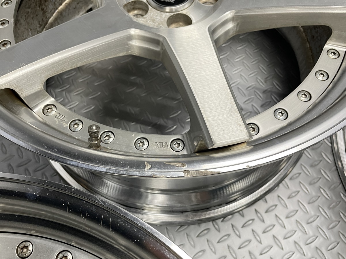 中古】WORK ZEAST ST1 ツーピース構造 ステップリム 日本製 19×9J+38 