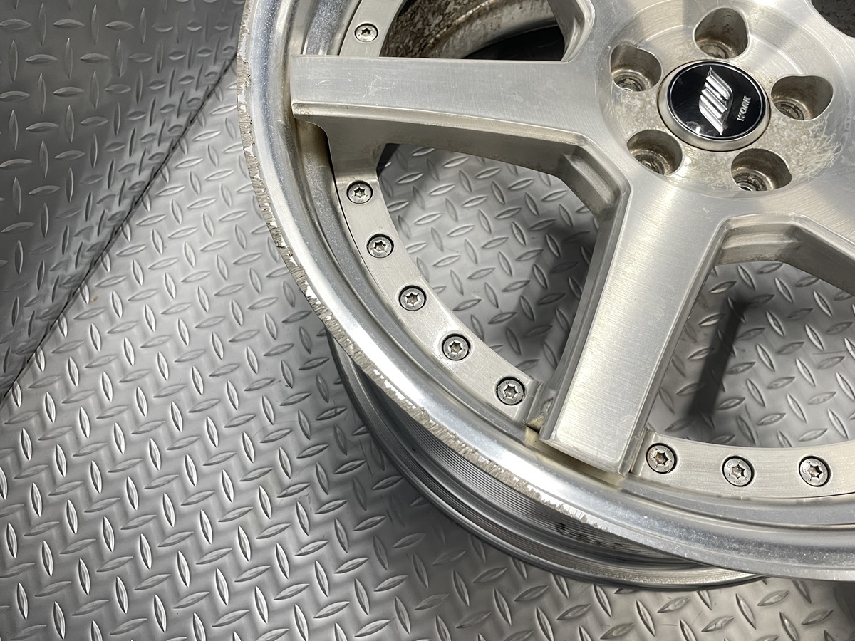 中古】WORK ZEAST ST1 ツーピース構造 ステップリム 日本製 19×9J+38 