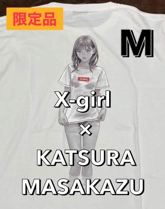 完売品】Mサイズ 新品 X-GIRL× KATSURA MASAKAZU コラボ Tシャツ 桂