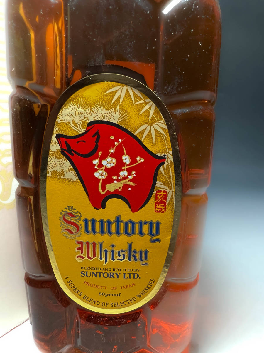 【未開栓】2007 SUNTORY WHISKY  15年 亥歳ボトル □2007年 干支ボトル亥 サントリー オールドSuntory OLD ジャパニーズ