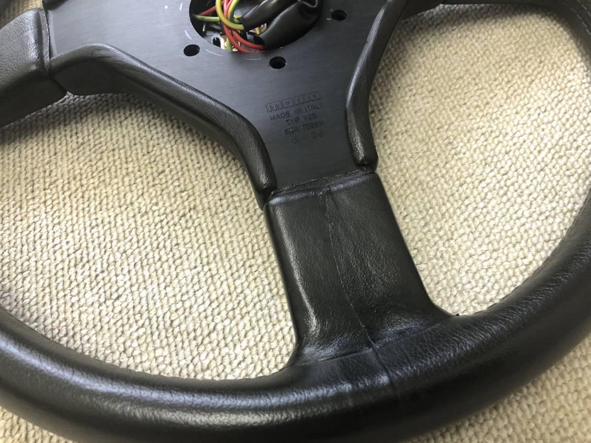 美品】MOMO GHIBLI3 モモ ギブリ3 ステアリング 340mm/ホンダ ビート