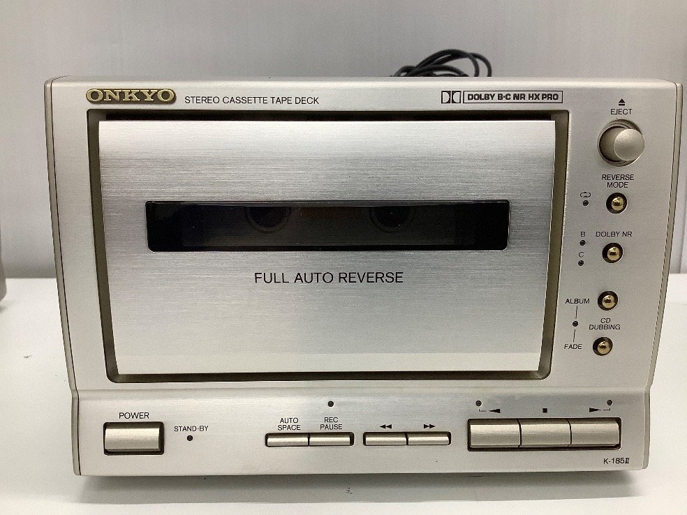音響　コンポ　CR-185 MD-185 ジャンク　D-032A オーディオ ONKYO システムコンポ CR-185ll/K-185ll/MD-185ll/D-032A MD不良 CD