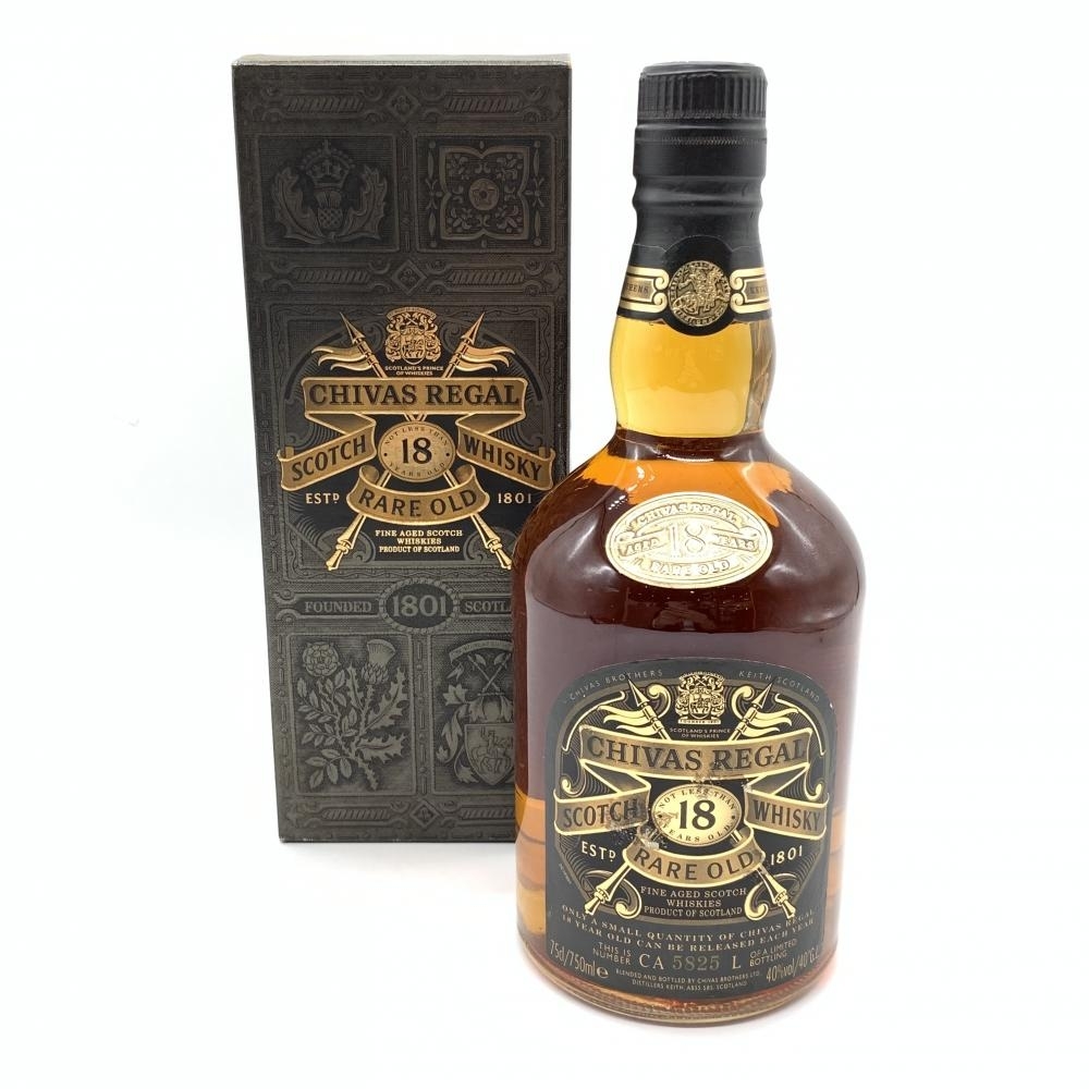 古酒 シーバスリーガル 18年 750ml 未開封 箱付 ゴールドシグネチャー