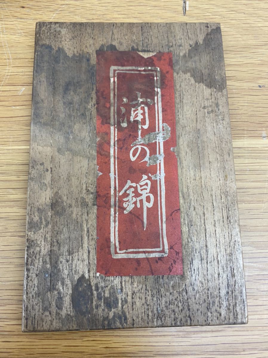 浦の錦 貝殻 標本 レトロ 箱入り コレクション ヴィンテージ 昭和