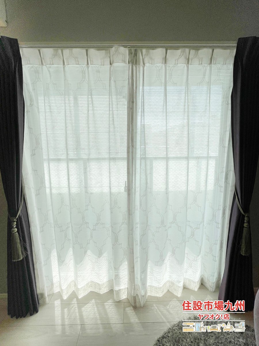 EIW8B◆モデルR展示設置品◆川島織物セルコン◆カーテン◆レースカーテン・タッセル付き◆W1000 H1950×2枚 | 事業者詳細：株式会社川島織物セルコン SuMPO環境ラベルプログラム 高島屋オンラインストア リビング・ホビー・スポーツ [くらすデザイン]