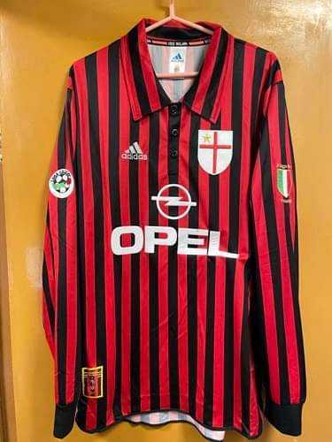 2000 ACミラン 百周年記念 選手用ユニフォーム マルディーニ選手支給品
