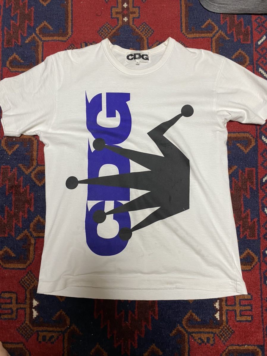 高品質，100%新品 Comme des Garcons cdg stussy コムデギャルソン ギャルソン ステューシー Tシャツ カットソー L size コラボ(Lサイズ以上)｜売買されたオークション情報、yahooの商品情報をアーカイブ公開 - オークフ 男性用