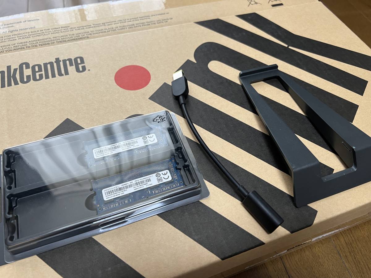 美品中古] ThinkCentre M75q-2 Tiny 保証残あり (4750GE/256GB/64GB/Wi