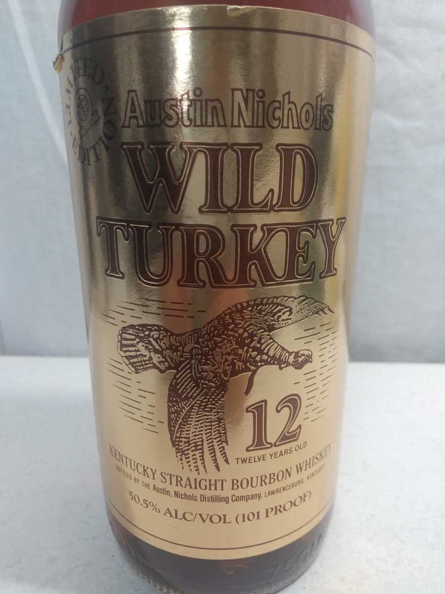 ワイルドターキー 12年 ゴールドラベル 古酒 ウイスキー バーボン