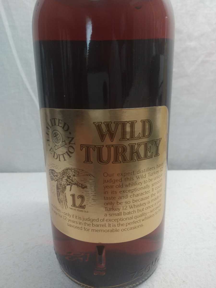 ワイルドターキー 12年 ゴールドラベル 古酒 ウイスキー バーボン