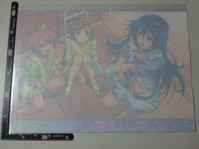 ラブライブ School idol paradise 特典 非売品 クリアポスター Music 